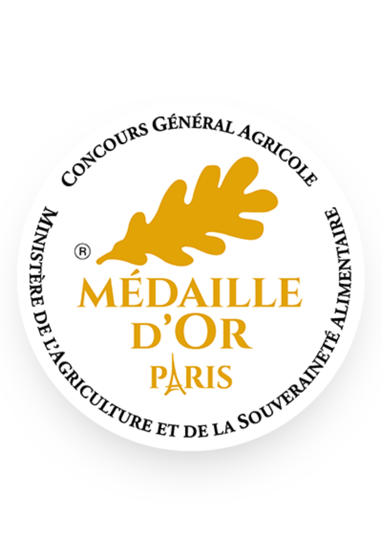 Médaille d'OR au concours Général Agricole de Paris 